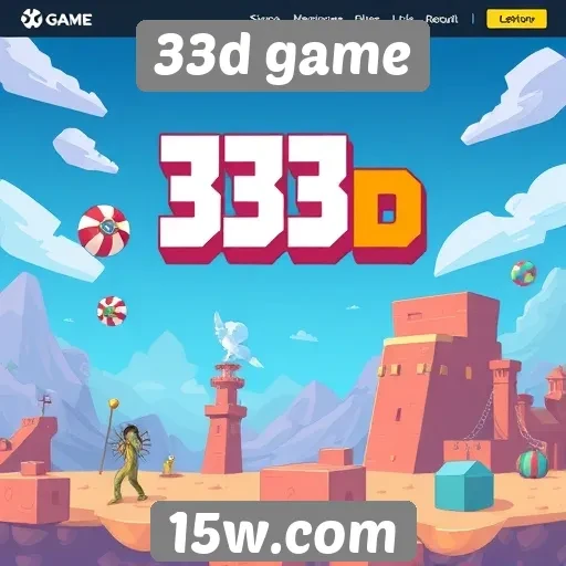 História do desenvolvimento do site 33d game