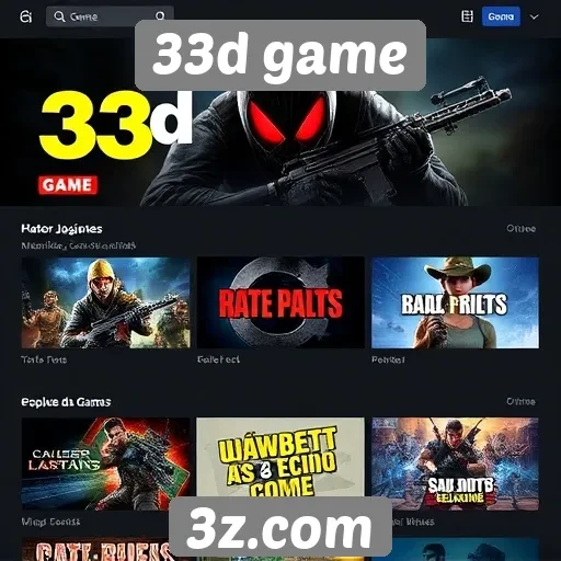 Destaques dos jogos mais populares no 33d game